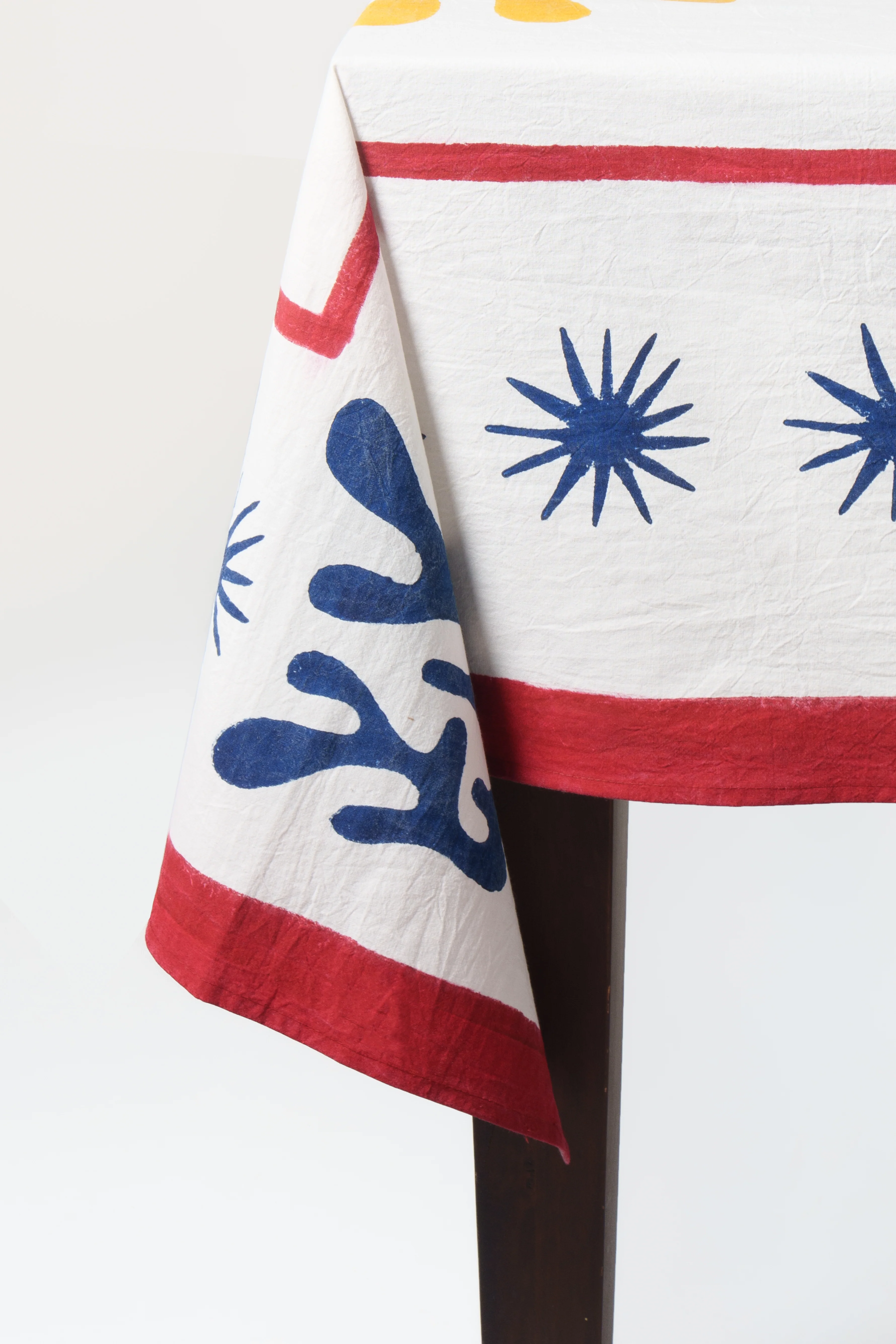 Celestial Matisse Blockprint Tablecloth - Image 4