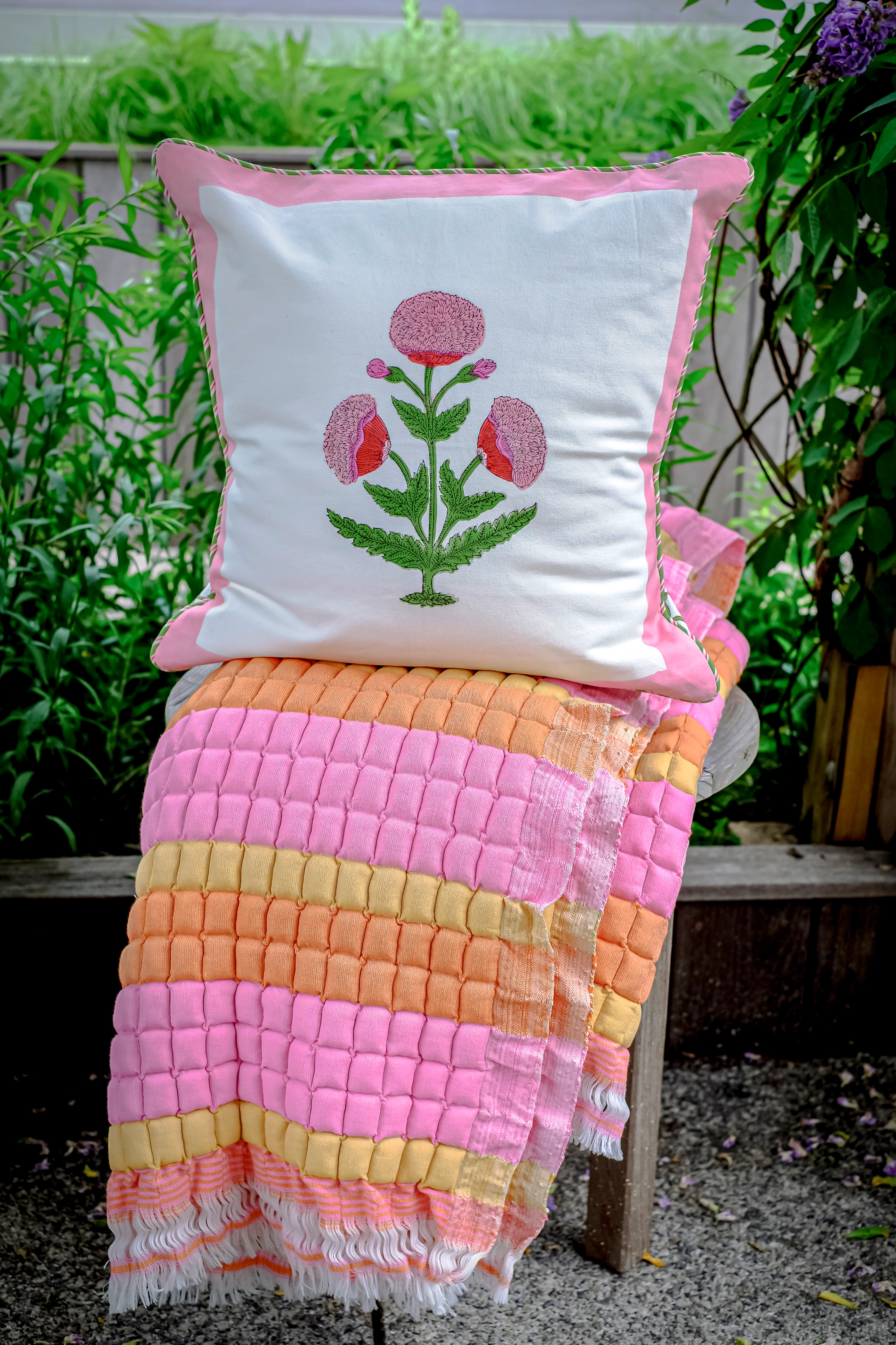 Creamsicle Sujani Quilt - Image 5