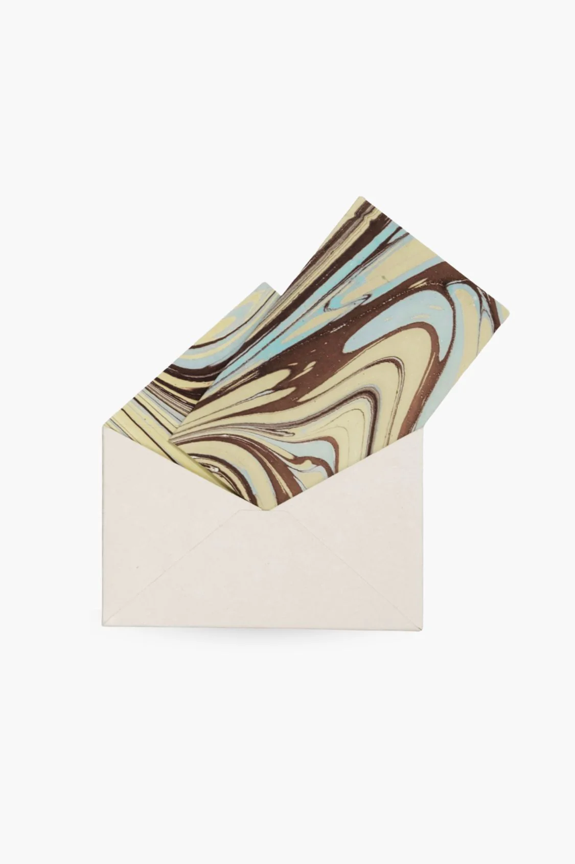 Hand-Marbled Notecards in Kyoto, Set of 8 - Image 5