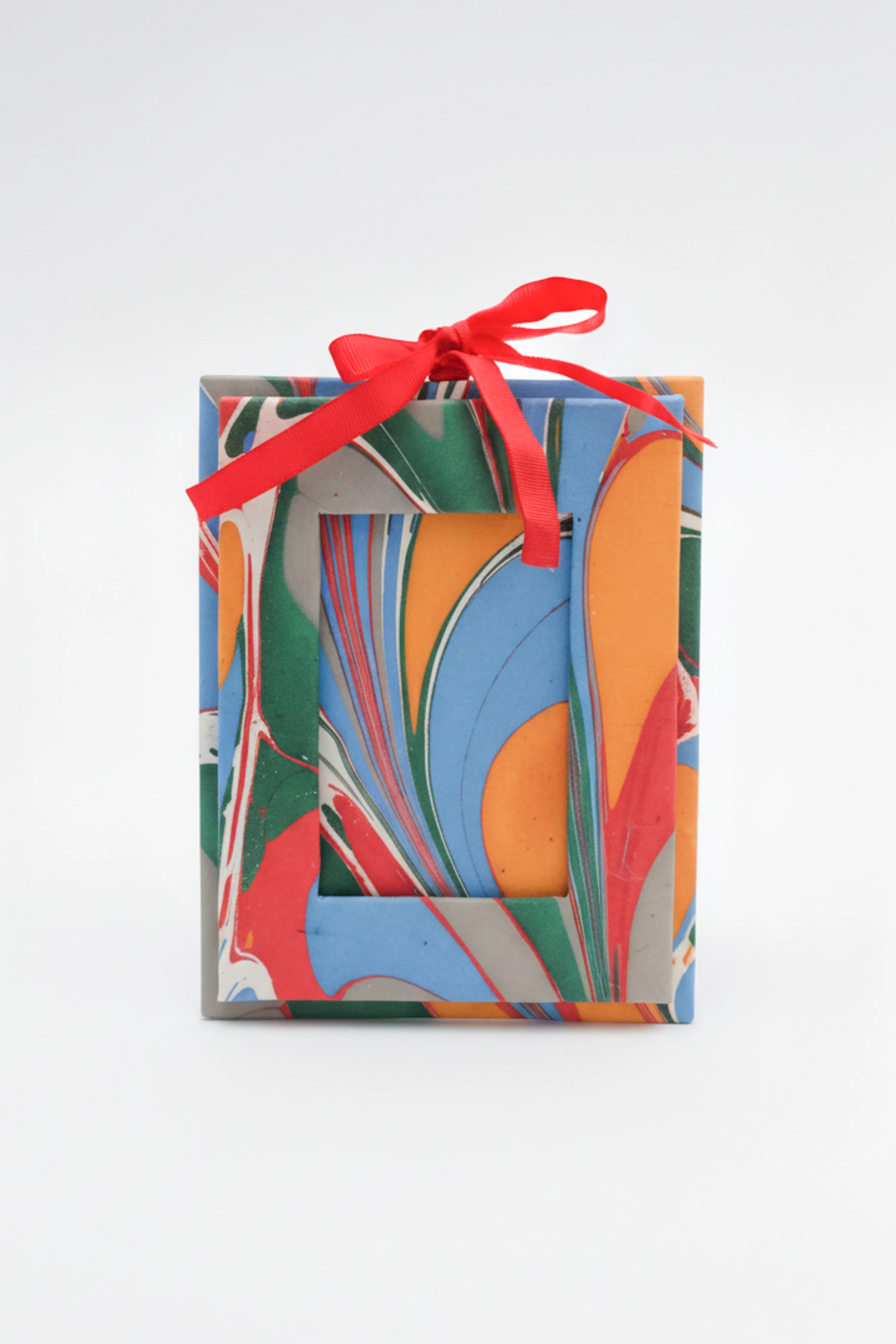Mini Hand-Marbled Picture Frame Ornament | Marais