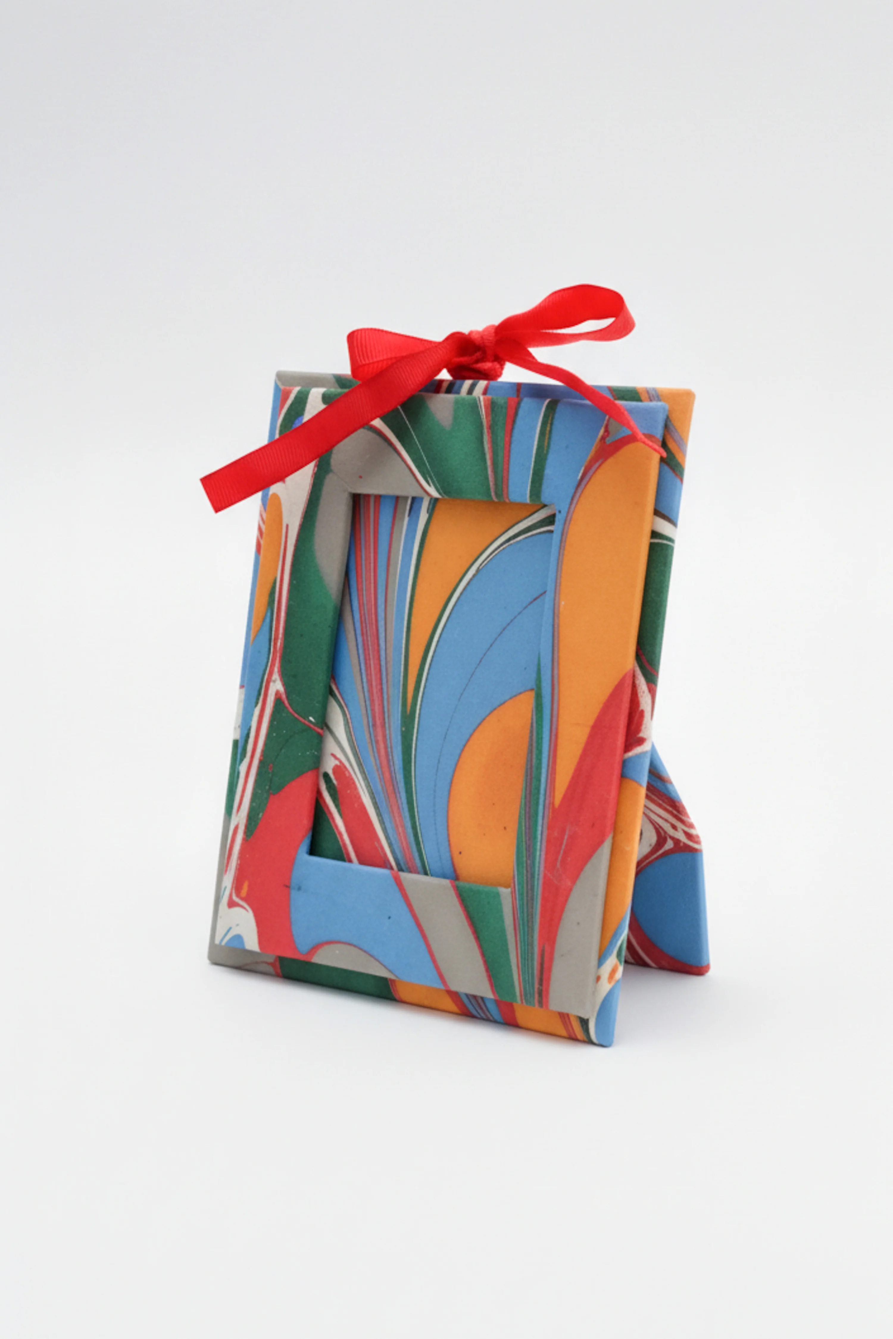Mini Hand-Marbled Picture Frame Ornament | Marais - Image 2