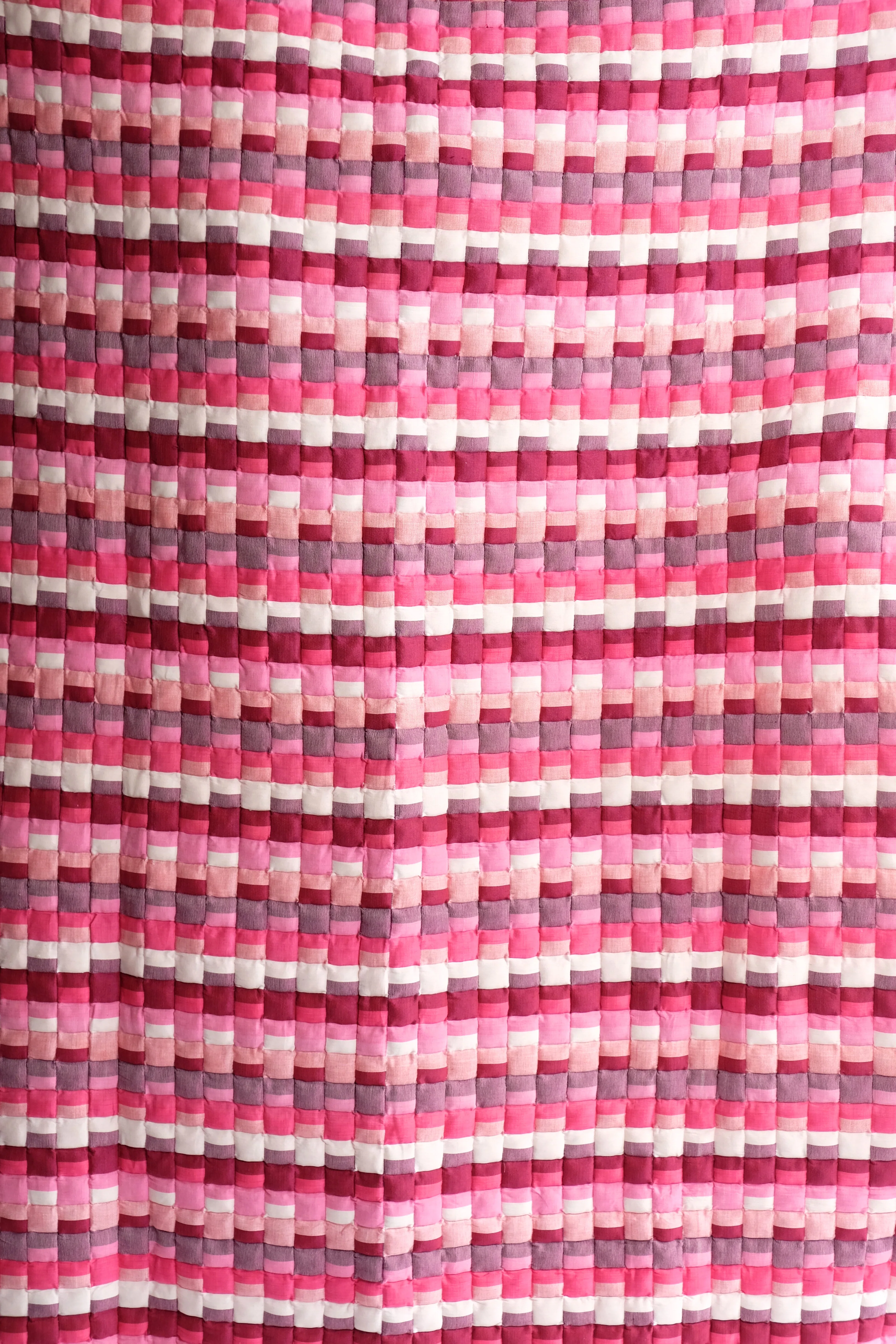 Pink Tetris Sujani Quilt - Image 5