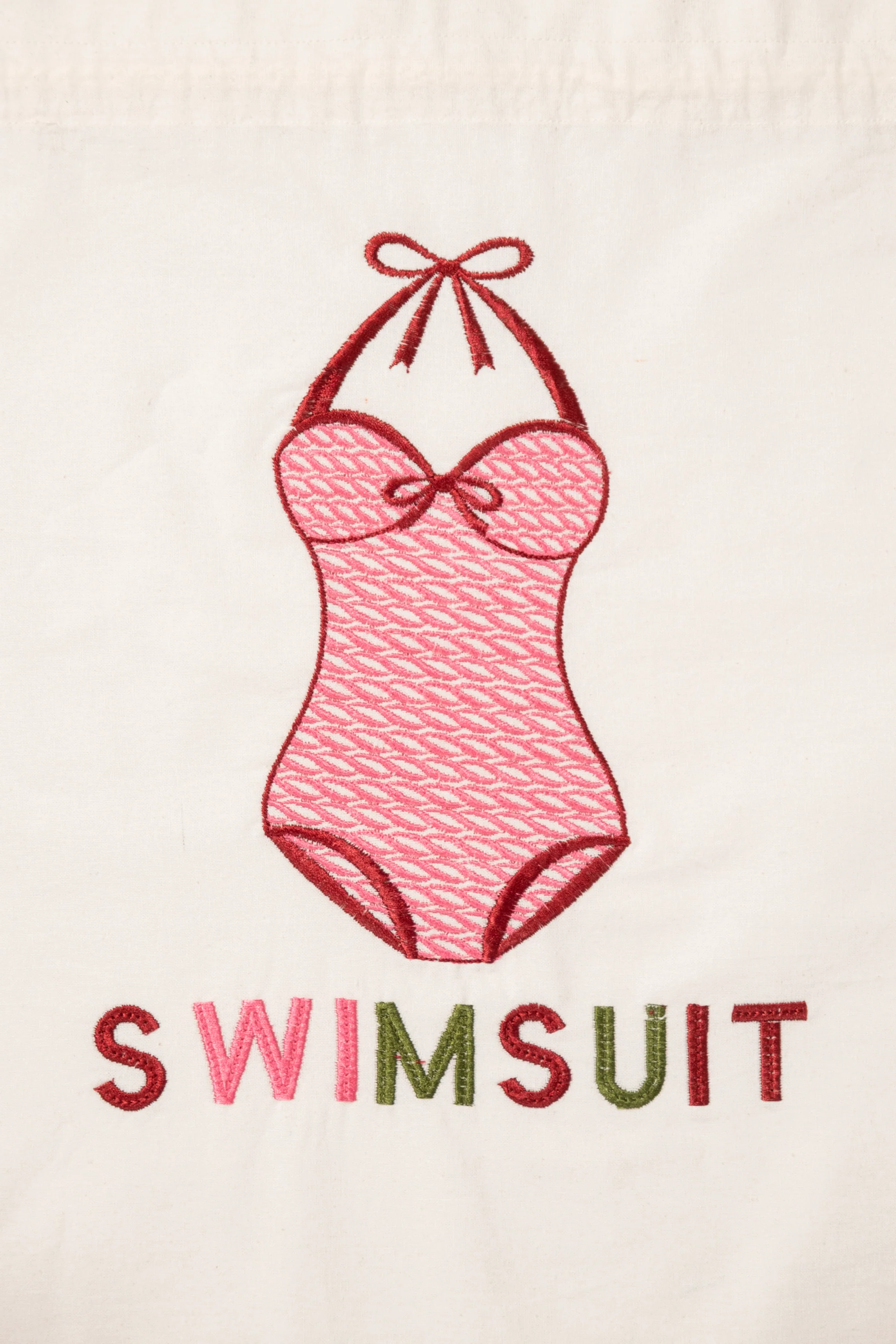 Swimsuit Embroidered Travel Packing Bag - Image 3